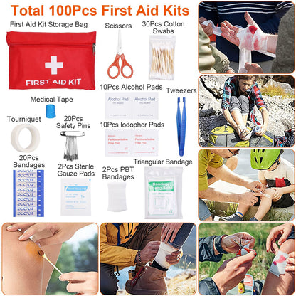 125 In 1 Survival Kit, Professional Survival Equipment