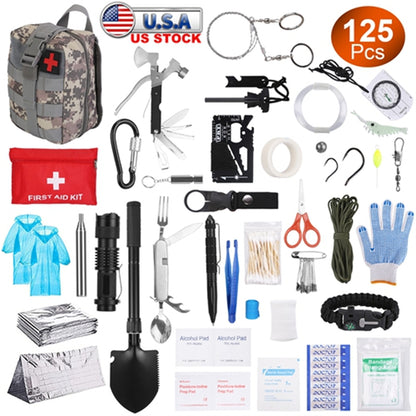 125 In 1 Survival Kit, Professional Survival Equipment